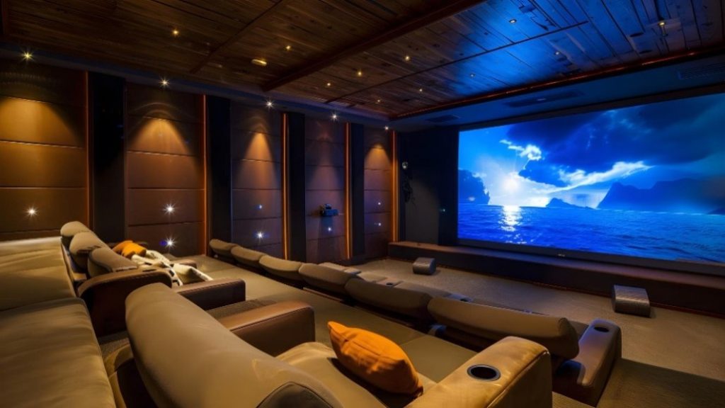 tipos de salas de cine en casa