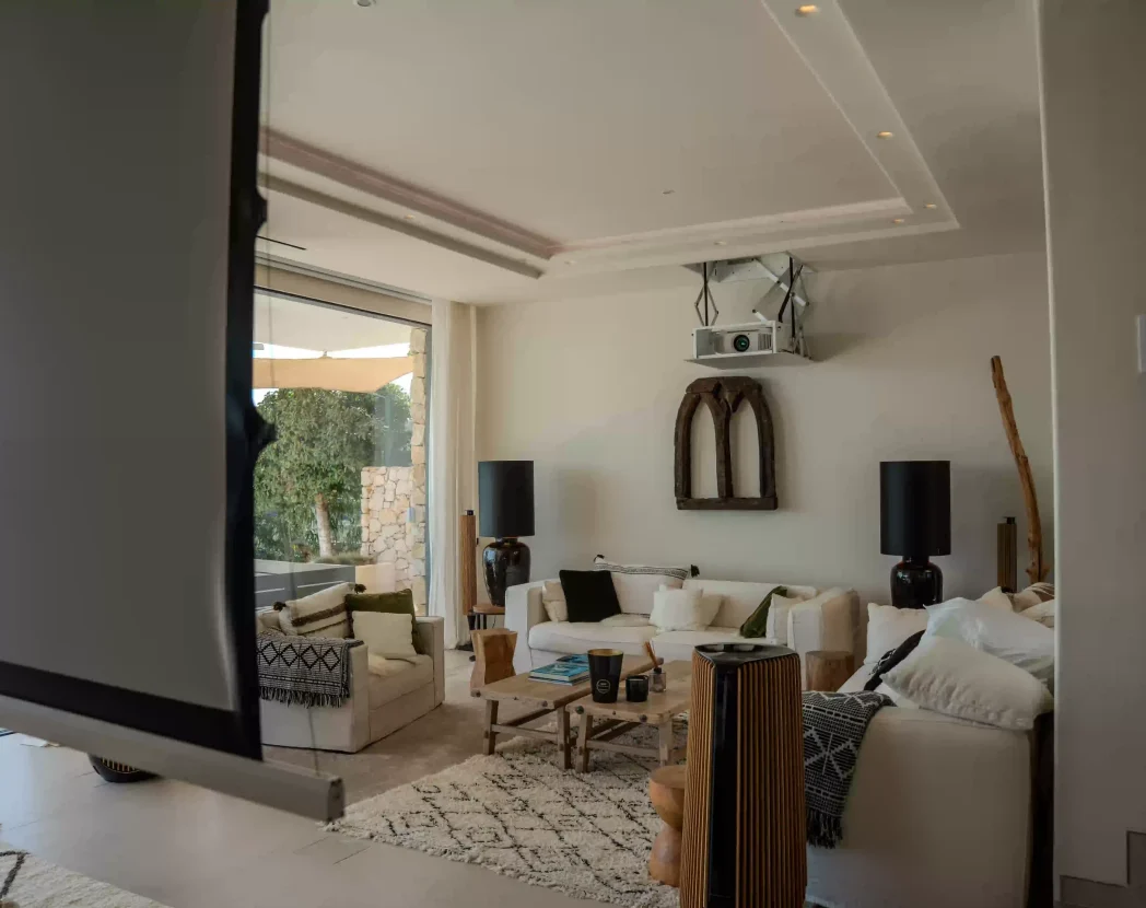 Casa de lujo con domótica, audio multiroom y Home Cinema