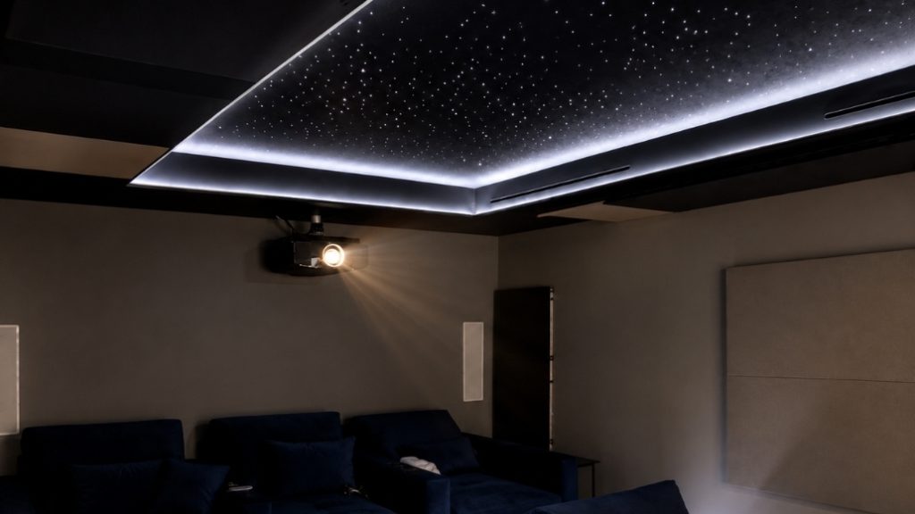 Hacer un cielo estrellado en el techo con iluminación LED